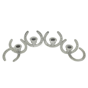 Decoración de fiestas navideñas y navideñas, portavelas ecuestre, candelabro de estilo de aluminio fundido, precio asequible - Product Image 1