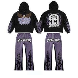 Ensemble de survêtement personnalisé pour hommes, logo personnalisé, vêtements de sport en gros, entraînement, vêtements de sport, jogging tendance - Product Image 3