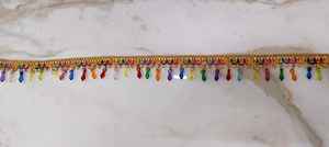 Bordes delicados de encaje de lentejuelas para vestidos, saris y blusas, suministro mayorista listo para exportar con opciones personalizadas - Product Image 5