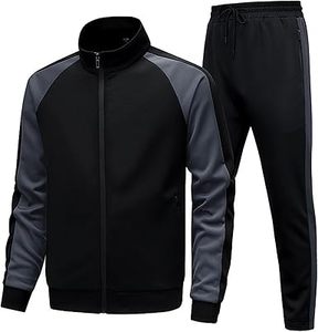 Traje deportivo de invierno Unisex personalizable de alta calidad para hombre, sudadera con cremallera completa, pantalones de chándal, conjunto de chándal XL de talla grande - Product Image 1