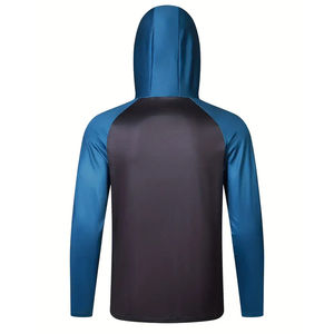 Sudadera con Capucha de Pesca Unisex Ligera 100% Poliéster, Manga Larga, Impermeable, Precio Más Vendido, Servicio OEM, MOQ Bajo, Secado Rápido - Product Image 2