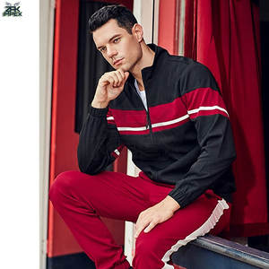 Chándal Deportivo Estampado para Hombre, Talla Grande, con Ribete en Contraste, para Correr, Fitness, Ropa Deportiva Activa, Transpirable y Resistente al Viento - Product Image 3