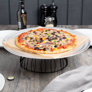 Juego de 2 soportes para pizza de hierro y acero, forma redonda, diseño moderno, perfecto para servir postres en bodas, fiestas y restaurantes - Product Image 6