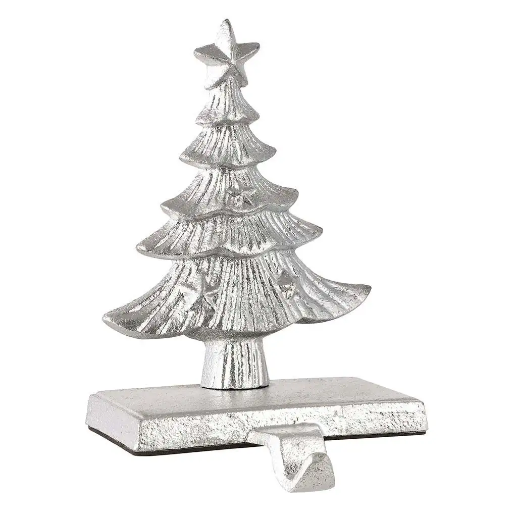 Solido supporto per calza albero di Natale in metallo portaoggetti fatti a mano per decorazione design di lusso miglior porta calze