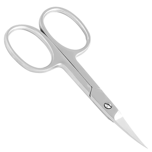 Ciseaux à ongles allemands en acier inoxydable Ciseaux de manucure à lame incurvée avec finition sable 4 pouces - Product Image 2