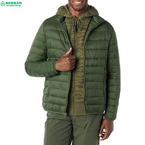 Behram International <b>Casual</b> 2024 Bubble <b>Lightweight</b> Eco-Friendly Windproof Puffer <b>Jacket</b> for Men-High Street Style Custom - Product Image 2