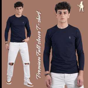 OEM Người Đàn Ông Của Biểu Tượng Tùy Chỉnh T-Shirt <span class=keywords><strong>100</strong></span>% Cotton Hữu Cơ <span class=keywords><strong>Polyester</strong></span> Chất Lượng Cao Với Đầy Đủ Tay Áo Dài Chiều Dài 200 Gram Vải Trọng Lượng - Product Image 3