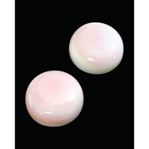 เปลือกหอยสังข์สีชมพูทรงกลมสำหรับทำเครื่องประดับ - Product Image 1