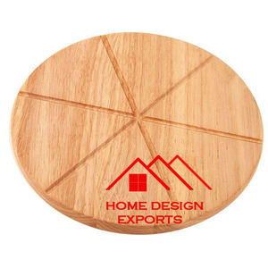 Ensemble de 5 supports à pizza en bois de manguier, support à pizza pour servir de manière décorative dans les restaurants et les hôtels - Product Image 1