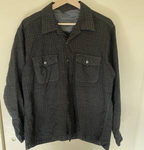 Ropa de calle esencial de gran tamaño Vintage 60s Towncraft 100% camisa a cuadros de lana peinada Penneys camiseta al por mayor - Product Image 1