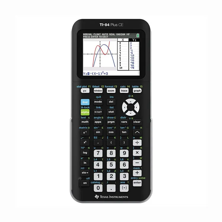 Harga grosir terbaik Instrumen Texas TI-84 Plus kalkulator grafik, HITAM