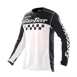 Ensemble de maillot et de pantalon de motocross personnalisé pour homme Respirant Coupe-vent Manches longues Taille plus Imprimé Anti-UV Équipement de moto - Product Image 3