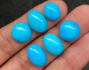 Excellente Collection 2024 Naturel Arizona Turquoise Cabochons Forme Ovale Lot 34.25 Ct 11-14 MM Meilleures Pierres Précieuses Lâches De Haute Qualité - Product Image 2