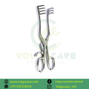 Écarteur de haute qualité en gros 5.5 pouces à griffes émoussées en acier inoxydable poignée durable avec poignée en anneau de doigt dans un style unique - Product Image 3