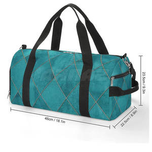 Nuevo logotipo personalizado Bolsas de lona de gran capacidad Bolsa de lona de viaje deportiva personalizada ligera - Product Image 2