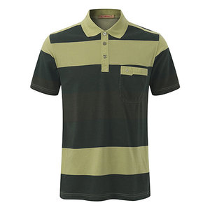 เสื้อยืดโปโล,เสื้อยืดโปโลผ้าสวมใส่สบายพิมพ์ลายนูนสำหรับผู้ชาย - Product Image 1