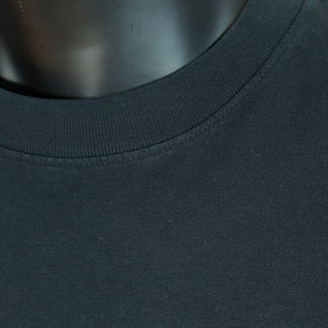 เสื้อยืดคอตตอนเนื้อหนา 100% แบบเรียบสีขาวสำหรับผู้ชาย ไซส์ใหญ่ คอเต่า สั่งทำได้ตามต้องการ ขายส่ง - Product Image 5