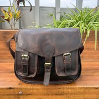 Nouveau sac à main en cuir de buffle pleine fleur pour hommes et femmes Vintage sac à bandoulière en cuir véritable cartable dames sac à main de voyage