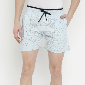 Pantalones cortos ligeros para hombre al por mayor, ropa informal personalizada de último diseño, 100% algodón, patrón sólido, respetuoso con el medio ambiente - Product Image 1