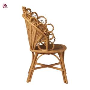 Mignon Toddler Bow Chair Naturel Enfants Rotin Chaises Usines Matériau Naturel pour Vente En Gros Fabriqué au Vietnam - Product Image 5