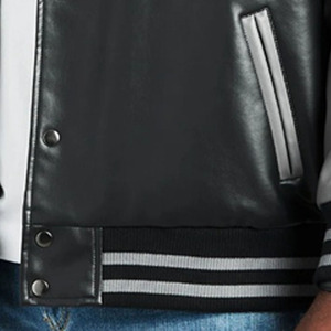 Chaquetas Varsity de Borrego Antibacterianas para Hombre y Mujer, de Alta Calidad, en Todos los Tamaños y Colores, Estilo Nuevo con Cuello Alto - Product Image 6