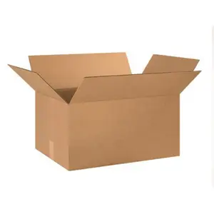 Caja de cartón corrugado móvil, cajas grandes de envío de correo para embalaje de libros, medio, superventas