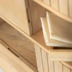 Aparador alto de madera de mango Yoni - Product Image 5