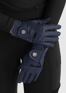 Gants d'équitation en cuir de qualité supérieure, hiver, logo personnalisé, design respirant et chaud, gants professionnels pour cavaliers. - Product Image 4