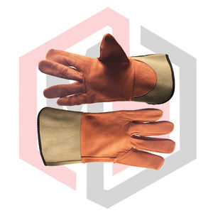 Gant de soudage Tig-Mig de qualité supérieure, résistant à la chaleur et au feu, en cuir antistatique, pour Mig Stick, forge, barbecue, cheminée, résistant aux déchirures, 11 oz - Product Image 6