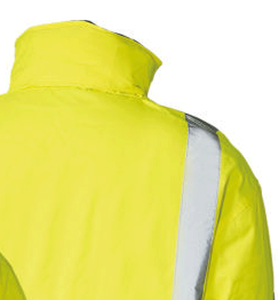 High Visibility <b>Safety</b> Jacket <b>Reflective</b> Workwear Waterproof Windproof Construction Outdoor Winter Coat - Product Image 4