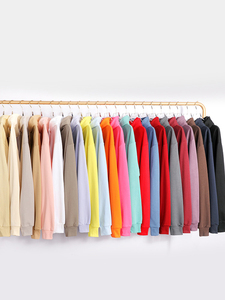 Plaine vierge surdimensionné à manches longues femmes dames hiver polaire sweats à capuche chemises sweats à capuche pull à capuche pour les femmes - Product Image 3