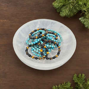 Cuenco de selenita de 8 "marroquí Natural de calidad superior más vendido, artesanía de piedra semipreciosa, decoración del hogar, curación de carga - Product Image 4