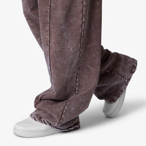 Vintage Sun Faded Hoodie Acid Wash Hoodies para hombres Acid Wash Flare Sweat Pants para hombres low moq personalizar sunfade men Jogger - Product Image 5