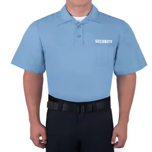 Uniforme de Guardia de Seguridad de Manga Corta con Bolsillo, Ropa Perfecta para la Temporada de Verano, Camisa de Seguridad de Tejido Suave - Product Image 4