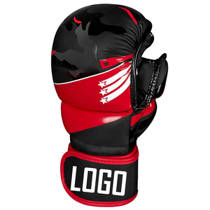 Gants de boxe en cuir durable personnalisés en gros avec poignet Meilleures ventes Gants MMA personnalisés Conception OEM - Product Image 2
