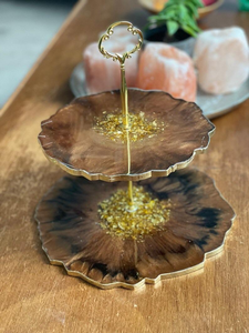 Support à gâteau en résine de luxe pour mariage, fête et présentation en boulangerie - Product Image 2