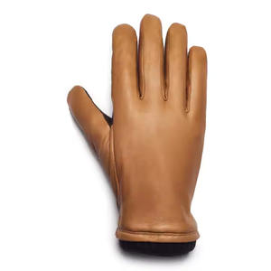 Nouvelle saison d'hiver mode femmes dame en cuir souple habillage gants hiver chaud avec fourrure femmes gants de conduite - Product Image 5