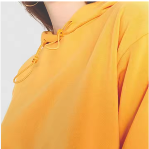 Pull à capuche pour femme Logo personnalisé Top court à manches longues de haute qualité pour les femmes Motif solide Éponge Broderie d'hiver Dernier modèle - Product Image 1