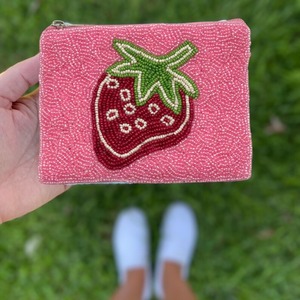 Elegante Bolsa de Monedas Bordada con Cuentas Doradas y Negras, de Diseño Profesional, de Algodón, para Bodas y Fiestas, Color y Tamaño Personalizables - Product Image 3