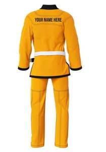 Alta calidad personalizado Jiu-Jitsu Kimono brasileño Jui Jitsu trajes coloridos uniformes de Karate diseño único al por mayor - Product Image 6