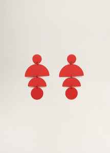 ต่างหูห้อยแฟชั่นสำหรับผู้หญิงทำจากซิลิโคนอีพ็อกซี่เรซินแบบทำมือ - Product Image 4