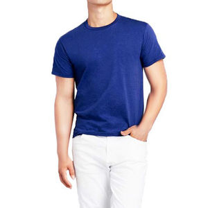 T-Shirt pour hommes 100% coton solide blanc T-Shirt logo personnalisé T-Shirt fournisseur en gros et fabricant de T-Shirt du Bangladesh - Product Image 3