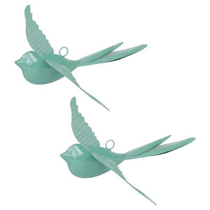 Oiseaux créatifs en métal de Pâques ornements suspendus décorations de Noël festives fournitures - Product Image 6