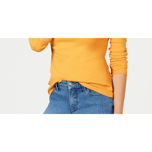 Camicia Lunga da Donna Charter Club in Cotone Pima con Ricamo Floreale, Casual, Colore Oro, Taglia XS - Product Image 3