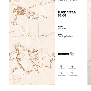 Carreaux de sol et de mur en porcelaine de qualité export 600x1200, motifs marbrés brillants, pour l'approvisionnement mondial B2B - Product Image 1