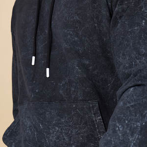 Sudadera con capucha de algodón puro y forro polar para hombre 2026, con estampado puff y lavado ácido, de manga larga, bordada, para invierno, de outlet de fábrica. - Product Image 6