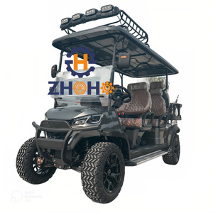 Carrito de Golf Todoterreno a Gasolina de 4 Plazas, Vehículo Legal para la Calle, Compatible con Actualización de Batería de Litio, en Venta - Product Image 1