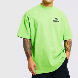 Recién llegado, camiseta de gran tamaño de algodón 100%, duradera, de buena calidad, nuevo diseño, tipo de tela de punto hecha en poliéster - Product Image 1