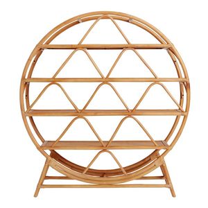 Special Deal for Home Furniture: Multi-storey Vietnam Round Rattan Sturdy <b>Book</b> <b>Shelf</b> with Legs for House Decor, Home Decor - Product Image 4