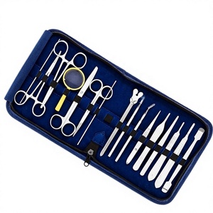 Kit de disección avanzado 37 Pc S/ Steel Inst de alto grado perfecto para estudiantes de anatomía biología botánica veterinaria y medicina - Product Image 1